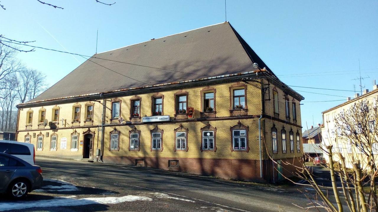 Penzion Sklarska Hospoda Chřibská エクステリア 写真